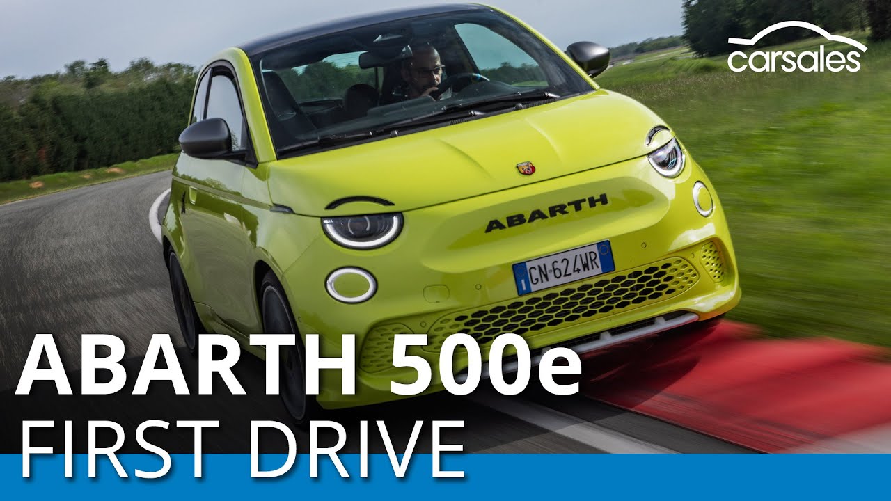 2023 Abarth 500e Review | Tiny EV hot hatch majors on design and tech ...