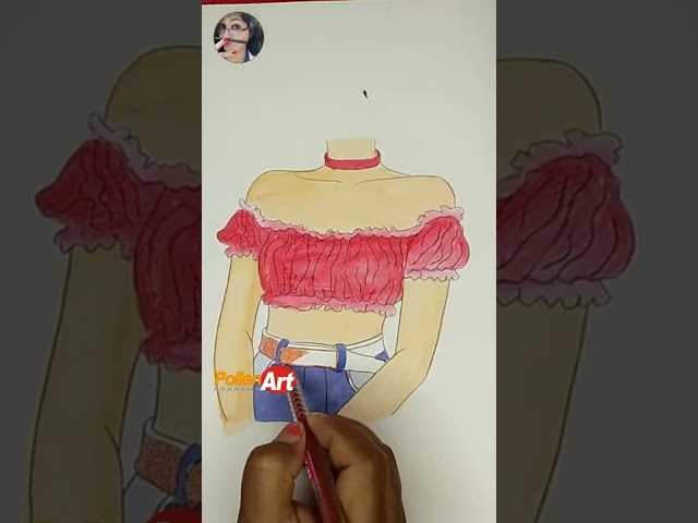 fashion figure dress drawing #youtubeshorts #shorts #fashion #art #viral #viralvideo #viralshorts