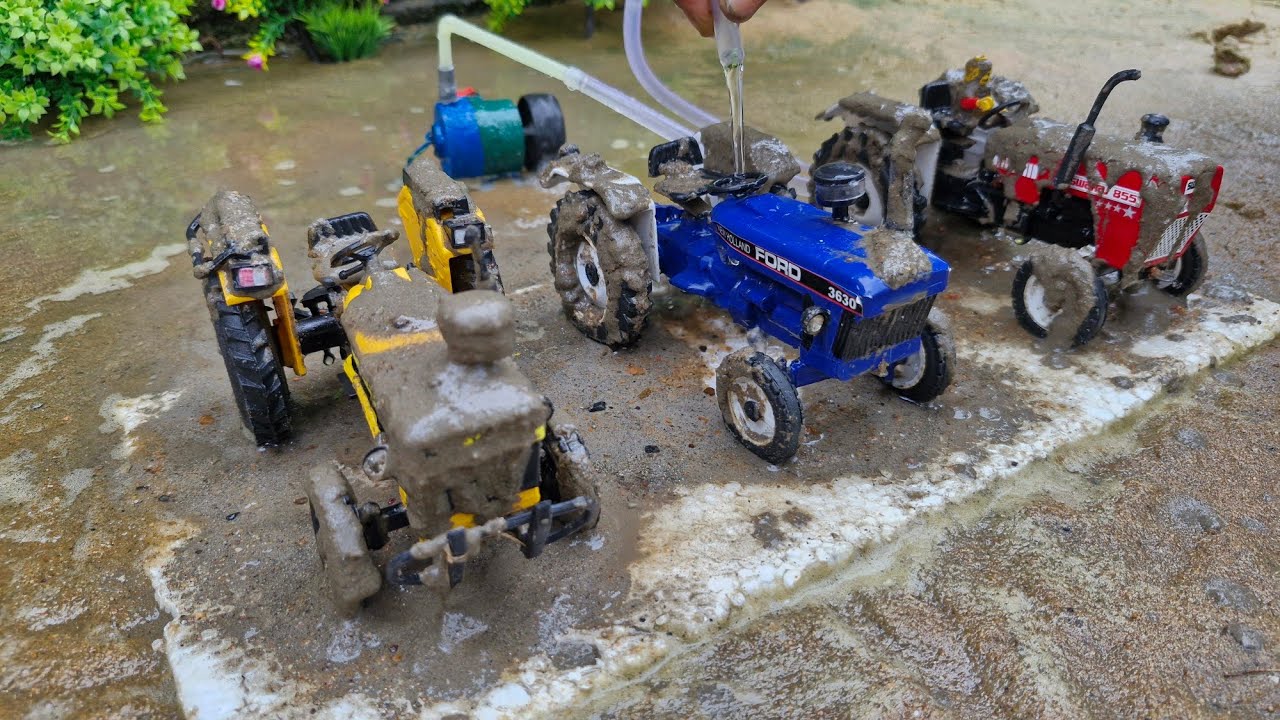 Tractor washing | diy tarctor washing science project || part -2