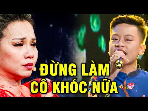 Giám khảo SỤP ĐỔ CẢM XÚC khi nghe cậu bé hát XÉ NÁT TÂM HỒN cả sân khấu bỗng trở nên im ắng