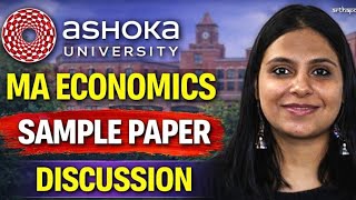 ASHOKA SAMPLE PAPER DISCUSSION | MA ECONOMICS ENTRANCE COACHING | CUET PG ECONOMICS COACHING