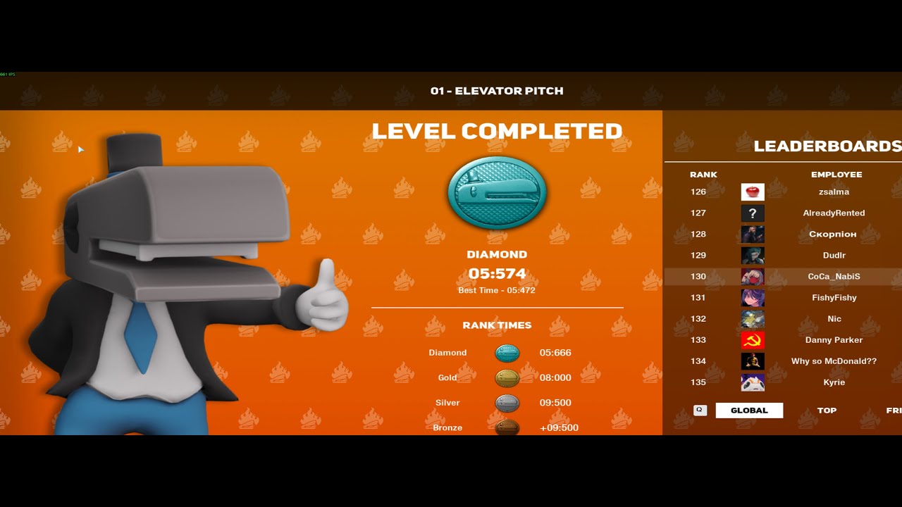 Hell of an Office : 01 Elevator Pitch Diamond Medals