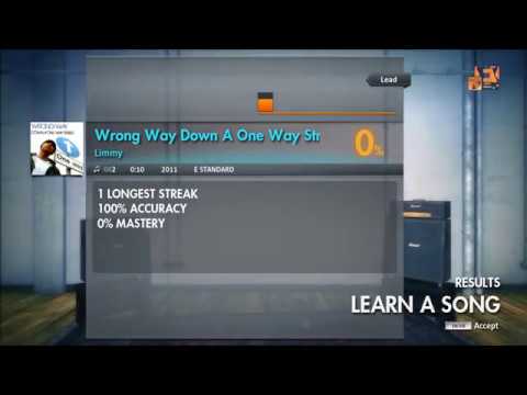 Rocksmith 2014 CDLC - Limmy - Wrong Way Down A One Way Street - YouTube