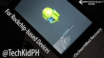 How to Install ClockworkMod Recovery on any Rockchip RK3066 / 3188 devices