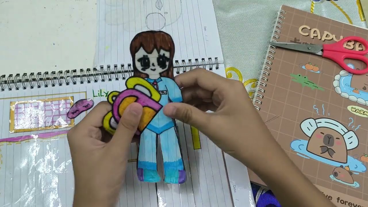 TRÒ CHƠI BÚP BÊ GIẤY TẬP 3 - MỘT NGÀY CỦA LILY