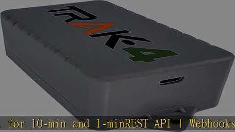 Trak-4 GPS Tracker for Tracking Assets, Equipment, and Vehicles. Email & Text Alerts. Subscription