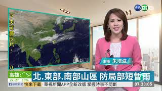 北.東部.南部山區 防局部短暫雨 | 華視新聞 20200319