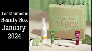 Spoilers ~ Lookfantastic Beauty Box January 2024~ Full-Reveal.