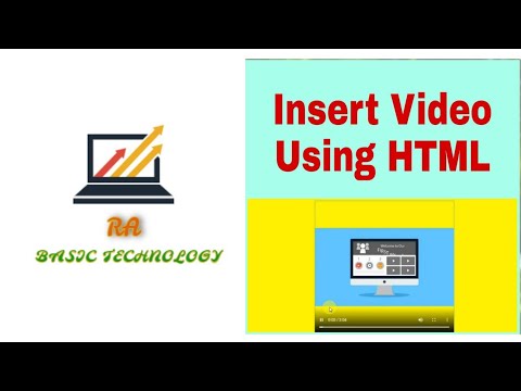 Insert video using HTML Document - YouTube