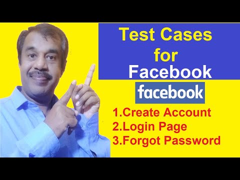 test cases for Facebook create account | login page | forgot password | testingshala