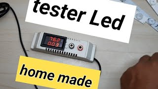 طريقة صنع جهاز لفحص الليدات  (تستر اختبار الليدات)   how to make LED light tester
