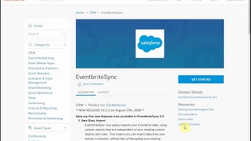 Salesforce: Selecting-Installing EventBrite App