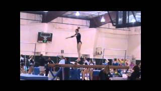 Straddle Jump Back Tuck on Beam