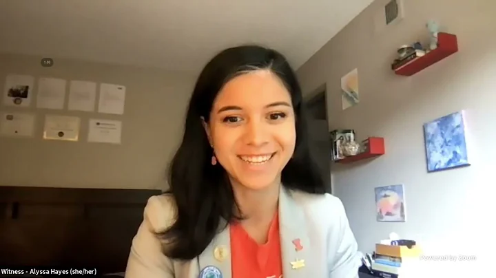 Alyssa Hayes - Testimony to the Illinois Assembly ...