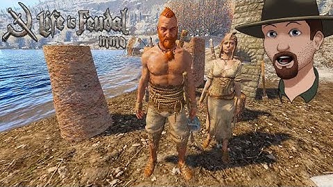 Beginner Blacksmithing Station- Life Is Feudal MMO 2020? Solo Gameplay