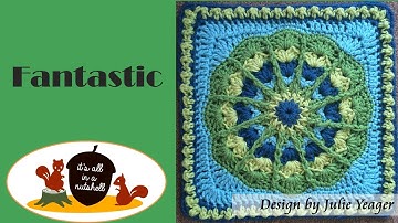 Fantastic - Crochet Square - RIGHT HANDED