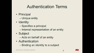 CSE 465 F17 10-13-17 Authentication Pt 1