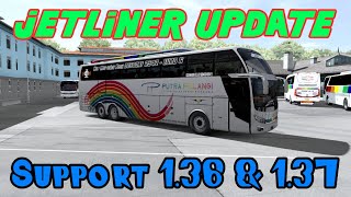 Mod Bus Jetliner Update, Support ETS2 1.36 - 1.37