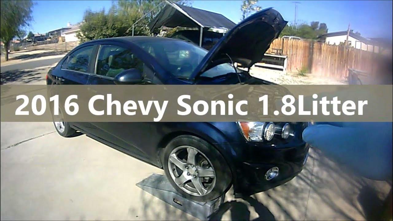 2011-2016 Chevy Sonic Oil Change - YouTube