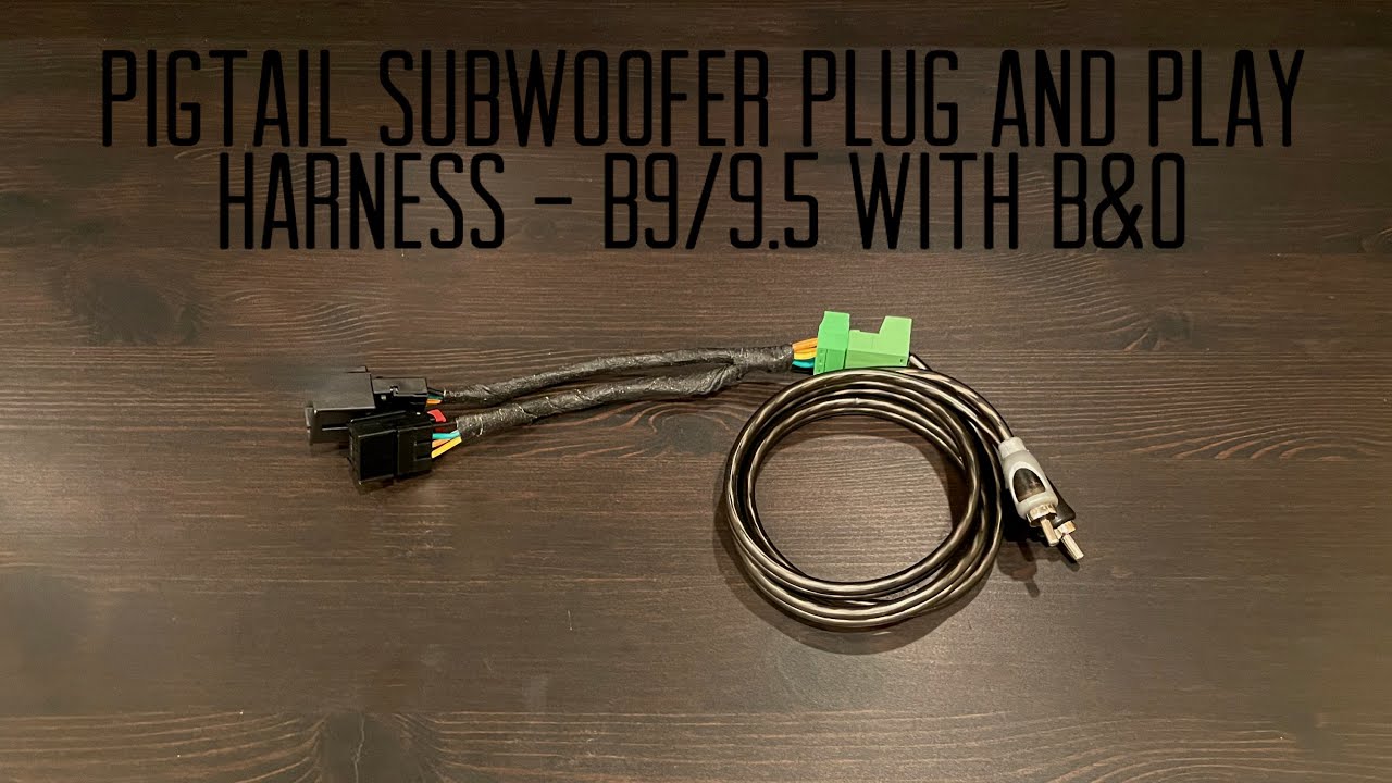 New Pigtail Subwoofer Plug and Play Harness Audi B9/9.5 A/S4, A/S/RS