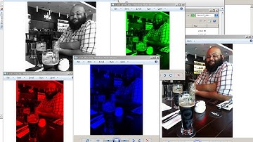 Creating Color Shifts and Grayscale Images using QImage