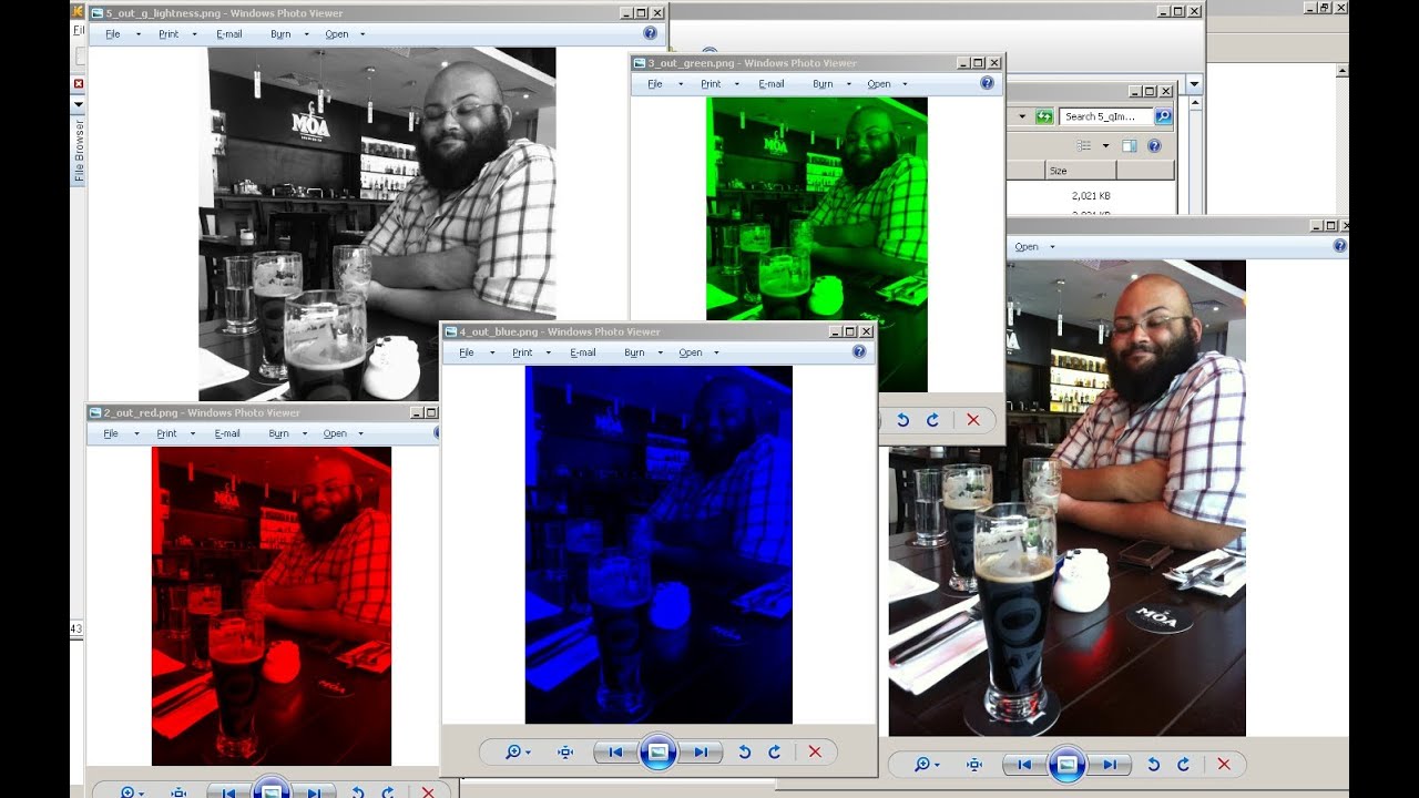 Creating Color Shifts and Grayscale Images using QImage - YouTube