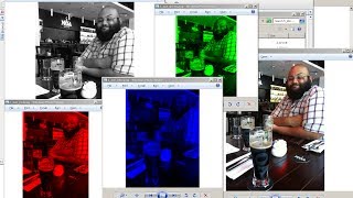Creating Color Shifts and Grayscale Images using QImage