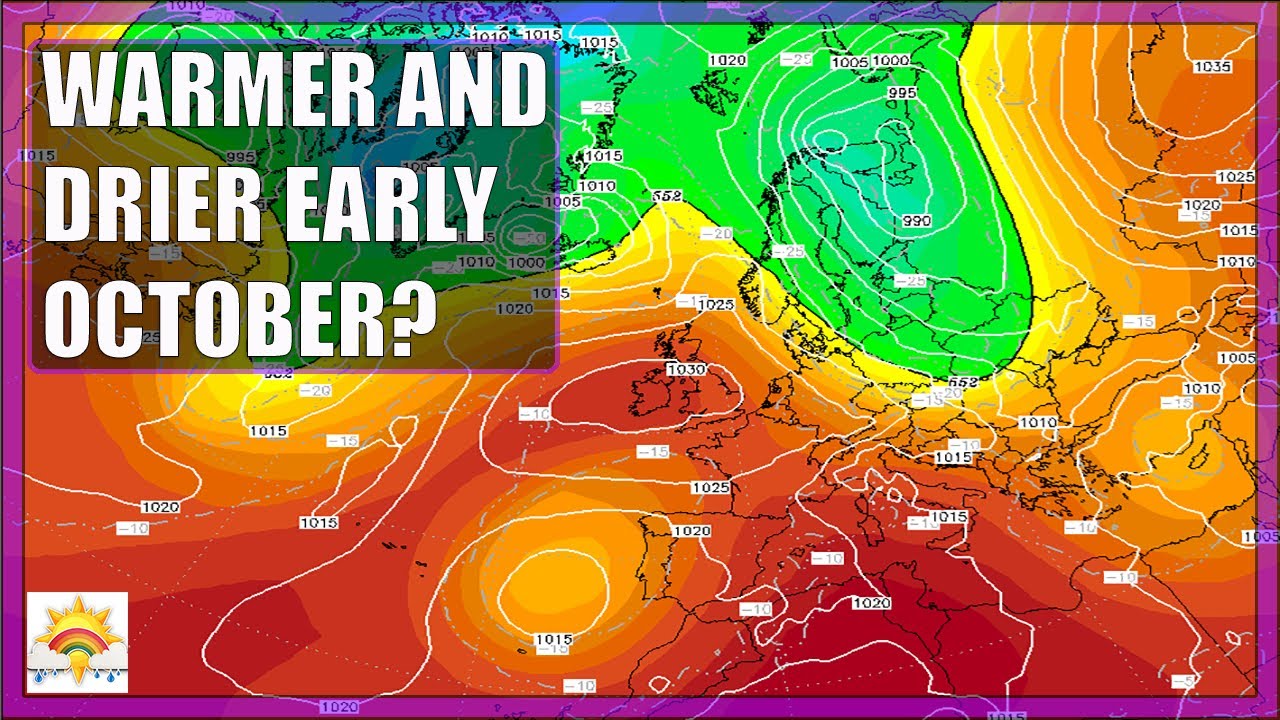 Ten Day Forecast: Warmer And Drier For Early October? - YouTube