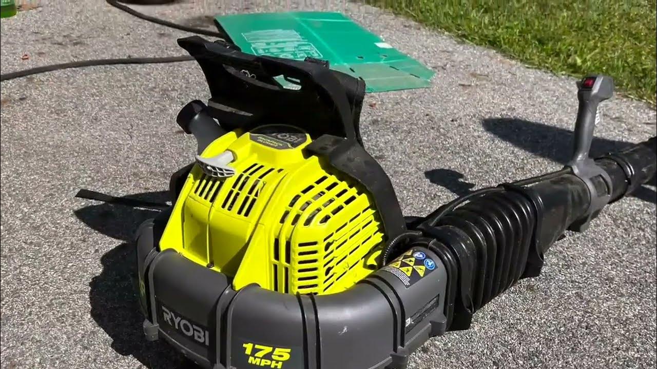 Ryobi BackPack Blower 175MPH Honest Review YouTube