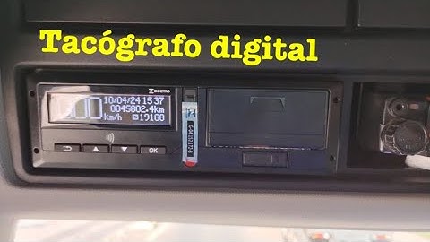 Como trocar bobina do novo tacógrafo digital