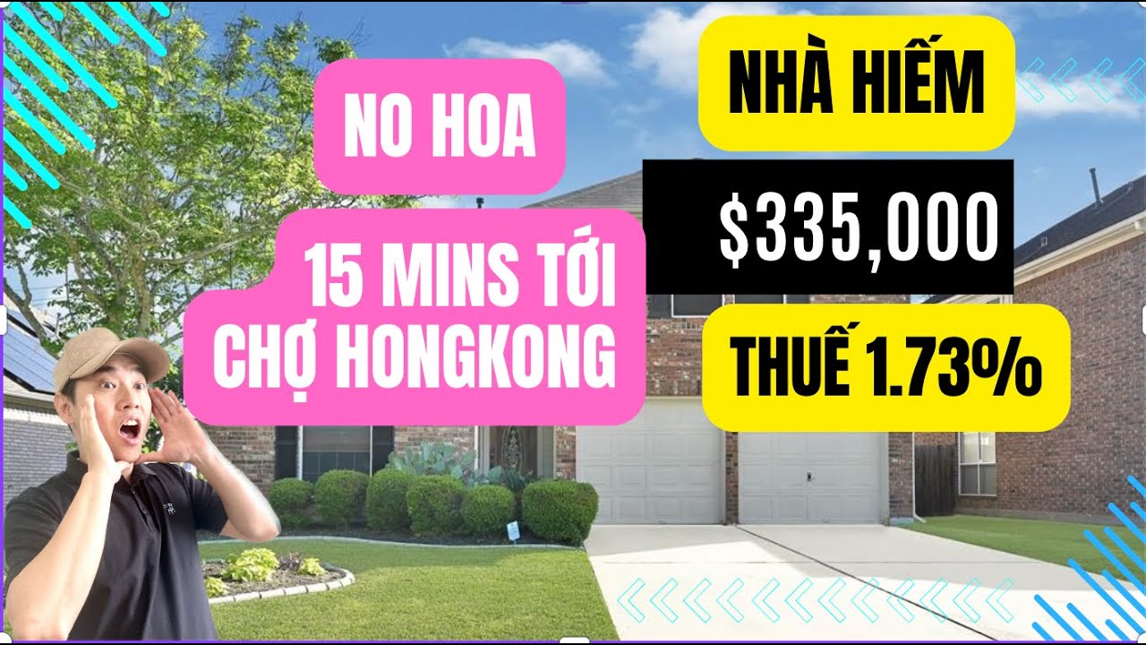 01. Stafford: NO HOA, HIẾM CÓ, THUẾ 1.73% - cách Bellaire chỉ 15 phút