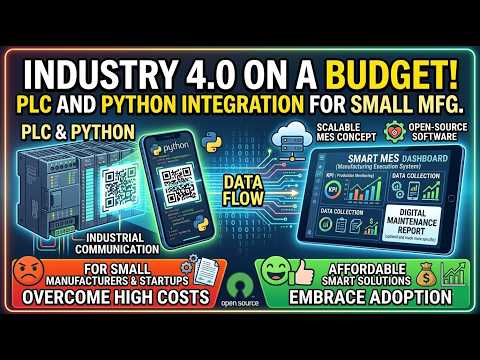 Industry 4.0 for Small Manufacturers: PLC and Python Integration