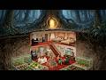 Building a Hidden Shelter Inside a Giant Tree Root, Cooking & Singing Through The Heavy Rain[Ghibli]