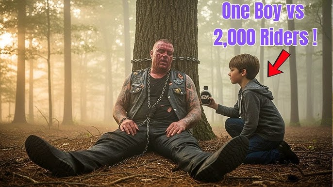 Little Boy Stumbled on a Hell's Angel Chained to a Tree — What He Did Next  Shocked 2,000 Riders. - YouTube