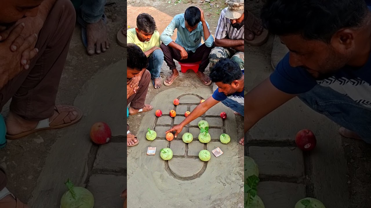 New sessions Tomato vs market biggest turnip cabbage unique funny game || villagegame || viralpost