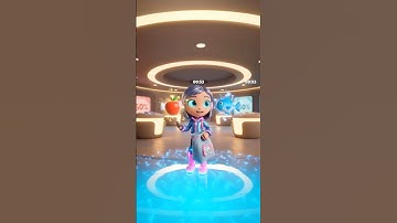 Can You Beat Sara’s Color Challenge? 🎨🤖 | Kids Game Short #shorts #youtubeshorts #toddlers #kids