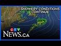 Showers at times moving towards Father’s Day and the start of summer