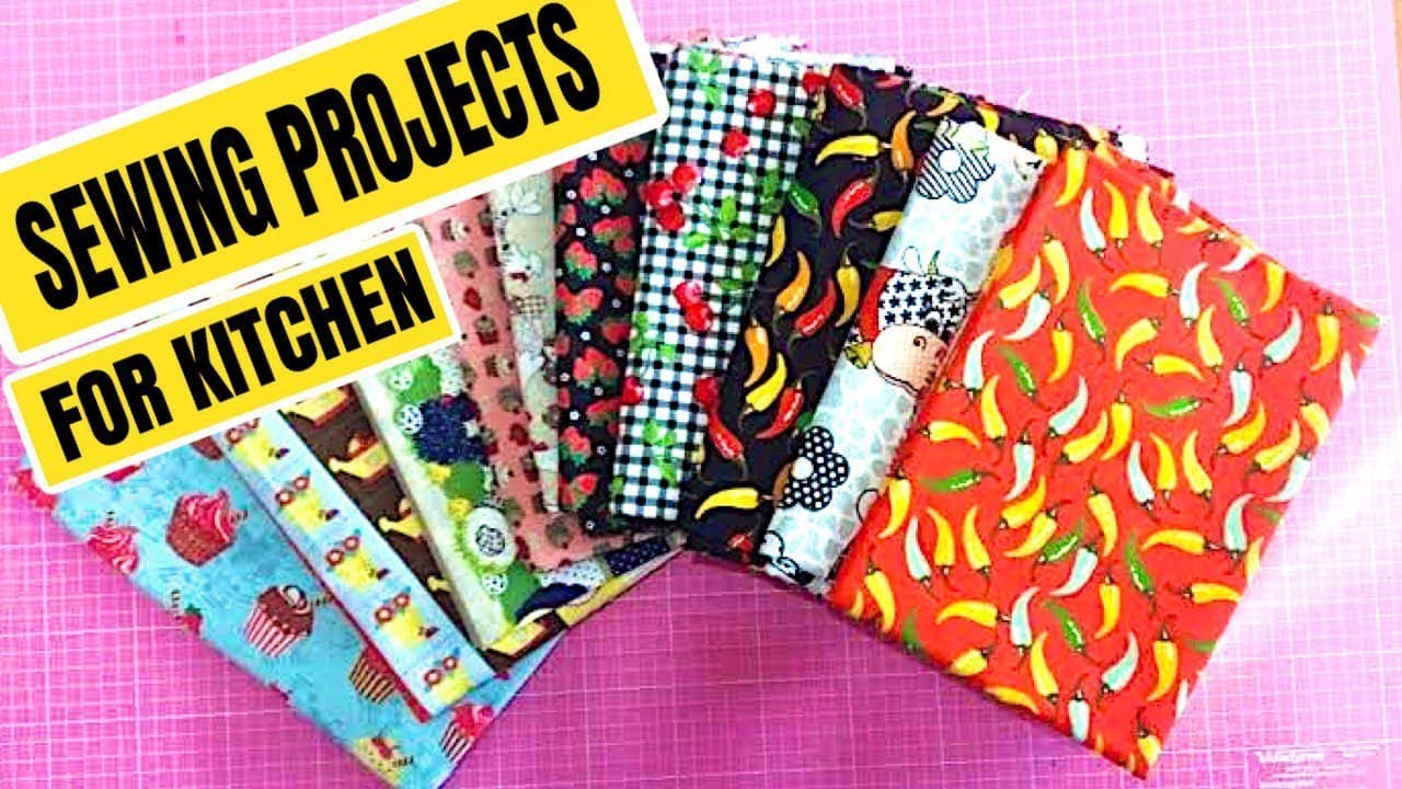 3 Sewing Projects for The Kitchen ️ YouTube