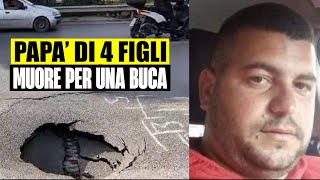 PAPÀ DI 4 FIGLI MUORE PER UNA BUCA: TRAGEDIA A PALERMO