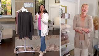 Barefoot Dreams CozyChic Lite Side Zip Cardigan on QVC