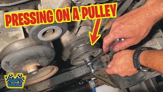 How To Press On A Pulley (Andy’s Garage: Episode  369)