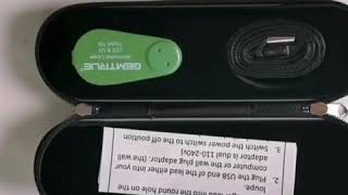 DK09103L - Diamond Loupe Illuminated Rechargeable LED / UV triplet 10x 18mm