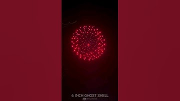 6" Ghost Shell 500 meters from the shooting point #Fireworkartistic #Zen #GhostShell