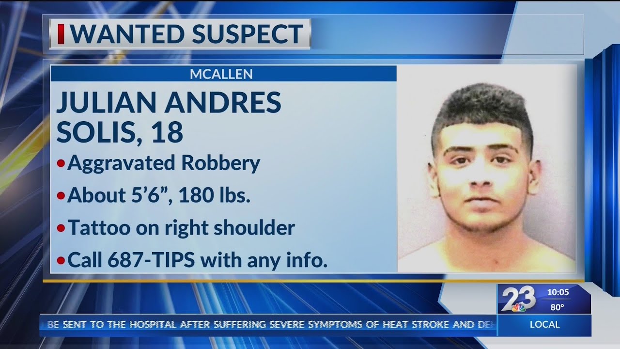 McAllen man wanted for Aggravated Robbery - YouTube