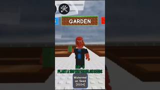 My day-8 plant a 100 watermelon seeds#grow a garden#roblox
