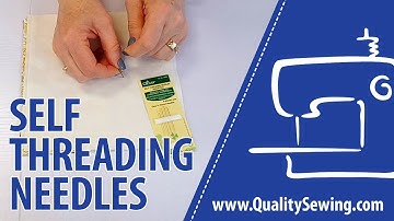 How to Bury Your Thread Ends: Self-Threading Needles