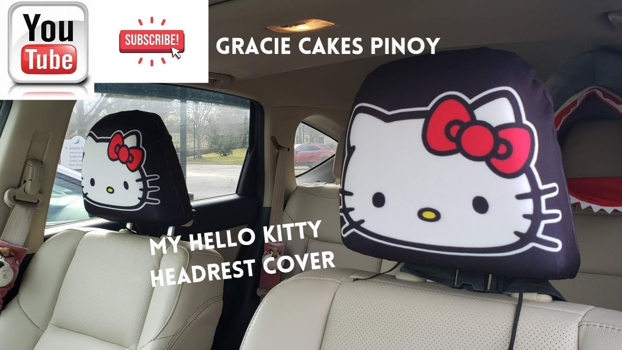 Hello Kitty Car Seat Head Cushion