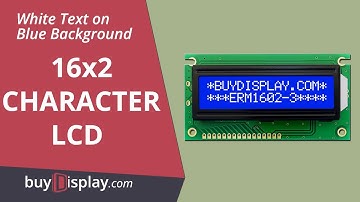 Character lcd 2x16 Blue Display Module HD44780 White Text on Blue Background