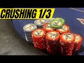 Crushing The 1/3 Game At One Eyed Jacks Sarasota -  Kyle Fischl Poker Vlog Ep 147