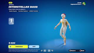 *NEW* FORTNITE EMOTE | INTERSTELLAR BASS EMOTE